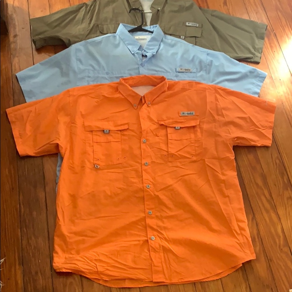 🚨SOLD🚨 (3) Men’s Columbia shirts